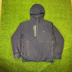 RALPH LAUREN RLX 1/2 ZIP HOODIE Mens SIZE M NAVY Golf